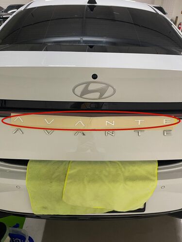 24全新第七代伊兰特elantra韩版车标字标avante铝合金尾标黑骑士