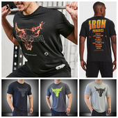 安德玛强森ROCK男子健身运动训练T恤短袖 1361733