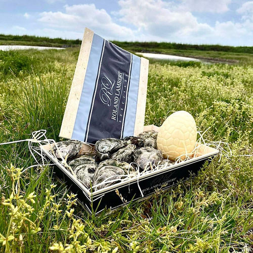 餐饮专拍空运进口法国Roland Lambert兰伯特 生蚝N2号48只装