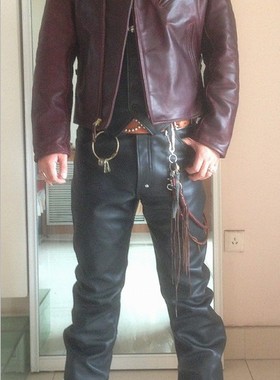 马皮机车皮裤  TALON拉链（哈雷，BUCO, LANGLITZ,VANSON）