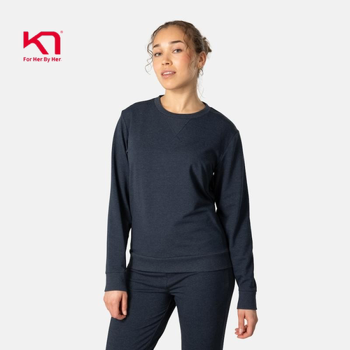 KariTraa抓绒卫衣户外运动卫衣女