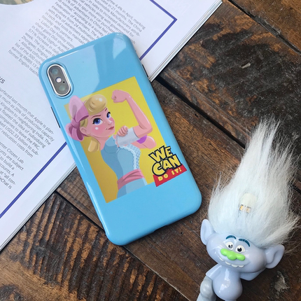 玩具总动员胡迪牧羊女BO PEEP适用iPhone11手机壳华为P40定制情侣