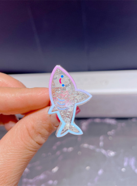 女孩童趣彩钻戒指卡通玩具首饰