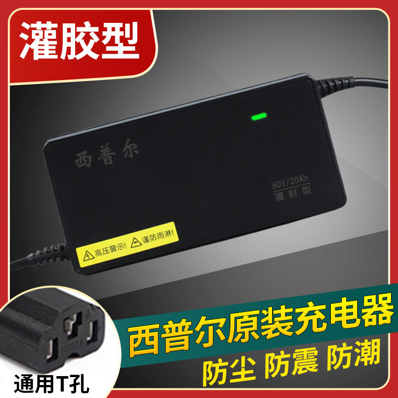 原装西普尔电动车充电器48V60V2