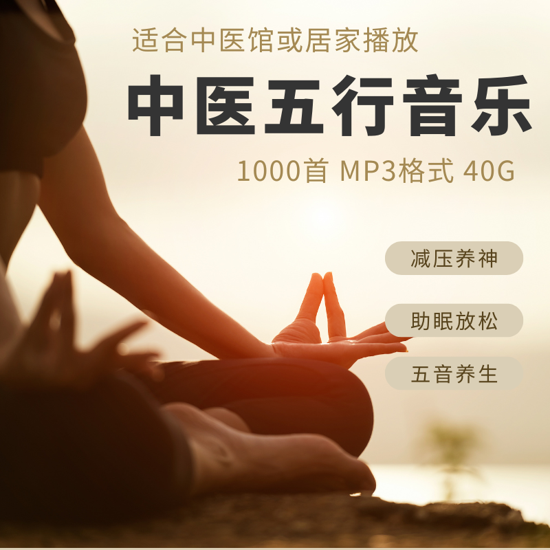 音乐疗法五音中医五行宫商角徵养生馆解压纯音乐mp3音频电子版
