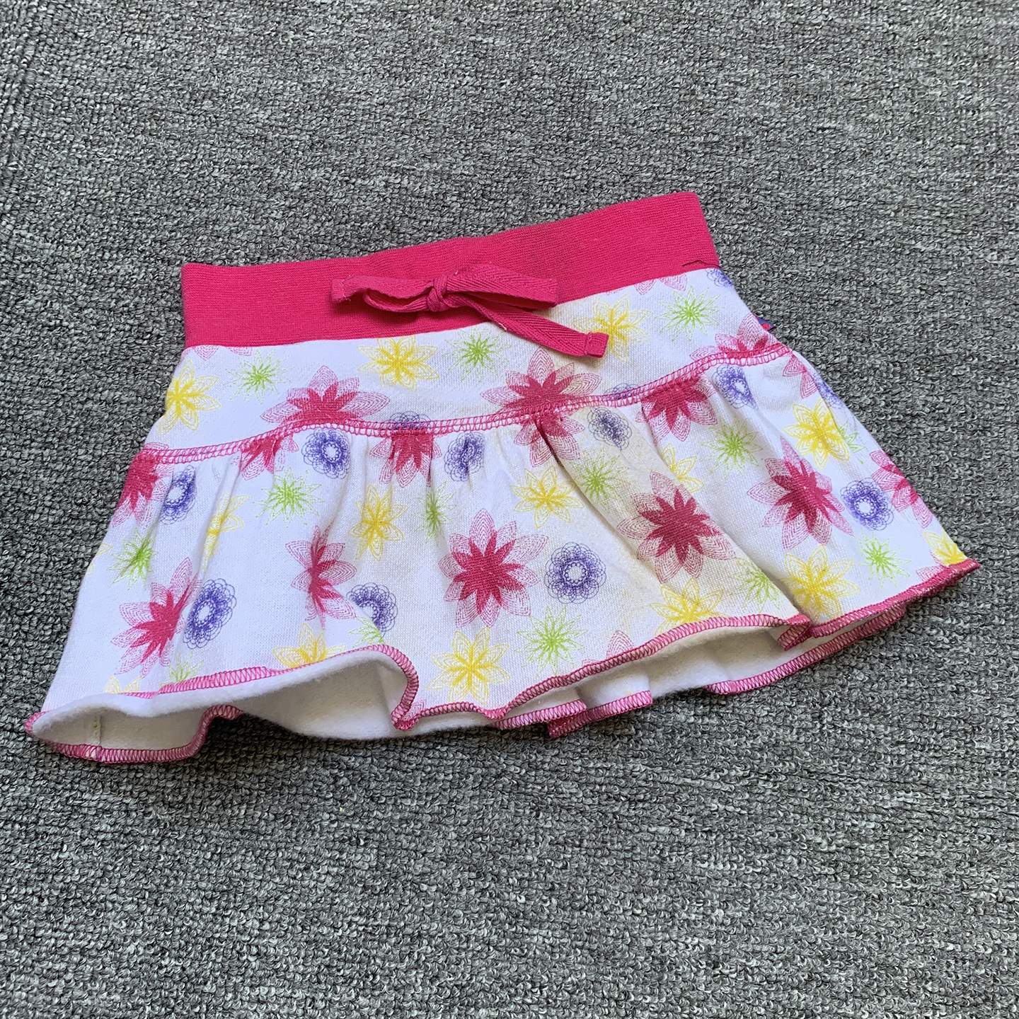 外贸原单初生婴儿女宝宝秋冬款抓绒印花短裙小裙子3-9个月,童装/婴儿装/亲子装,半身裙,淘宝优惠券,粉丝福利购,淘宝优惠卷