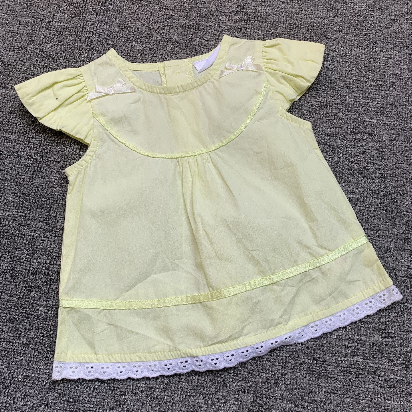 法单纯原初生新生婴儿女宝宝梭织棉蝴蝶结飞袖T恤衫上衣0-3个月,童装/婴儿装/亲子装,T恤,淘宝优惠券,粉丝福利购,淘宝优惠卷