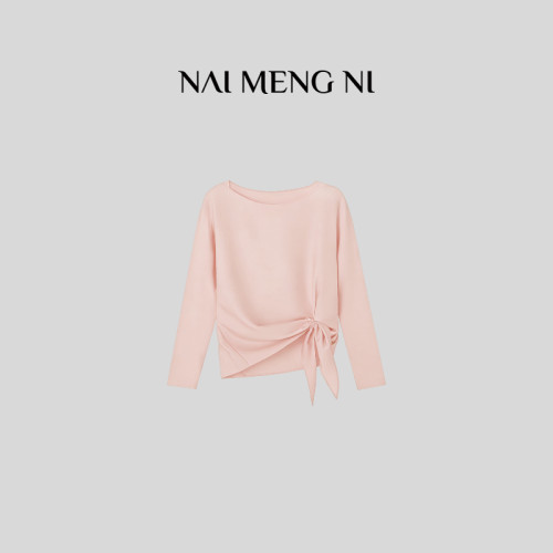 肉肉 28RR16755 早春设计感重磅桑蚕丝衬衫显瘦时髦高级感上衣