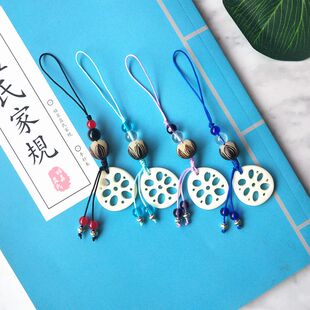 晨情另肖战王一博同款衍生莲藕吊坠莲花坞钥匙扣云梦江氏汽车挂件