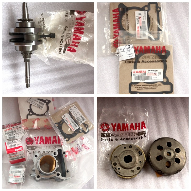 适用雅马哈16-19NMAX155原厂曲轴 气缸 离合毂后离合毂气缸垫现货