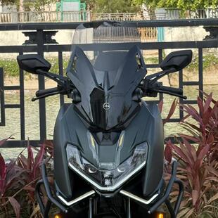 适配升仕150X改装佛沙前脸风挡 加高挡风 挡风挡雨 前移后视镜