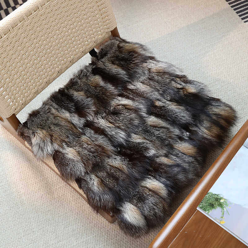 ���������ԭɫ����ëƤ�� Լ47*47cm ����ߵ����ݺ���ë���ӵ���ε� 175.12Ԫ