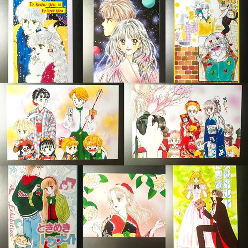 昭和美少女漫画 我们一家都是鬼 池野恋 ribon70周年收藏卡9张6寸