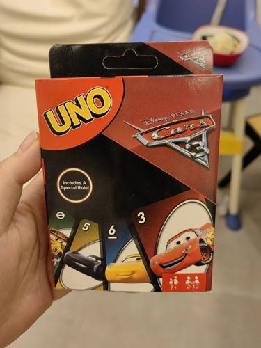 全新正版赛车总动员汽车人迪斯尼联名款优诺牌巫诺牌聚会桌游出行