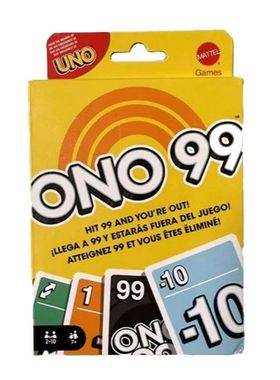2025新玩法桌游UNO纸牌ONO99纸盒益智聚会玩法聚会桌游巫诺牌英文