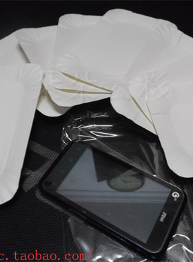 不含叉子 8个装 一次性蛋糕纸盘(较硬) 纸盘生日环保餐具烧烤用品