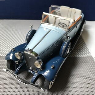 限量 富兰克林 1:24 1932凯迪拉克 敞篷老爷车 合金仿真汽车模型