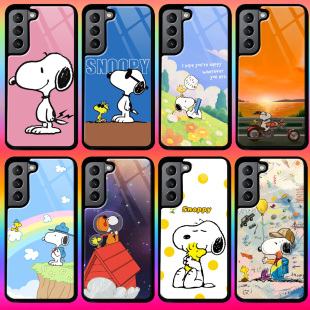 史努比狗狗手机壳适用三星Galaxy A35 A55 s8 s9 s10 s21 s22 s23 s24 s25 Fe ultra保护套note 8 9 10 20