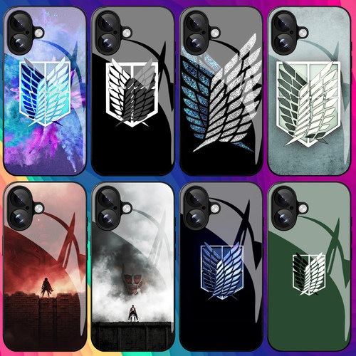 进击的巨人手机壳适用苹果11 12 mini 13 14 15 16 plus 17 pro max小米iqoo红米华为荣耀oppo一加vivo真我