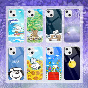 史努比15苹果16手机壳13 pro适用小米14一加华为mate60荣耀80 红米K70黑鲨5红魔8 vivoX90 iqoo11 oppo reno9