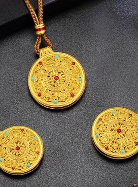 金丝缕 珐琅罗盘石膏模具打金银适用 未尽备注