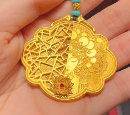 金丝缕惊梦牡丹亭吊坠