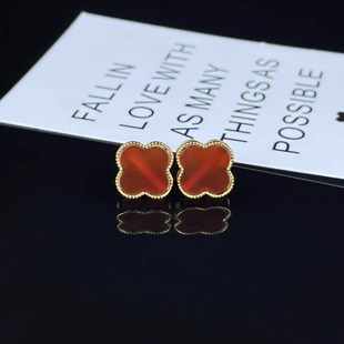 四叶草耳钉石膏模具打金银实用