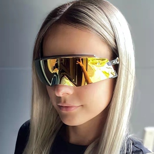 Oakley欧克利 OO9455M KATO 金色 面具眼镜 运动镜 骑行眼镜 舞会