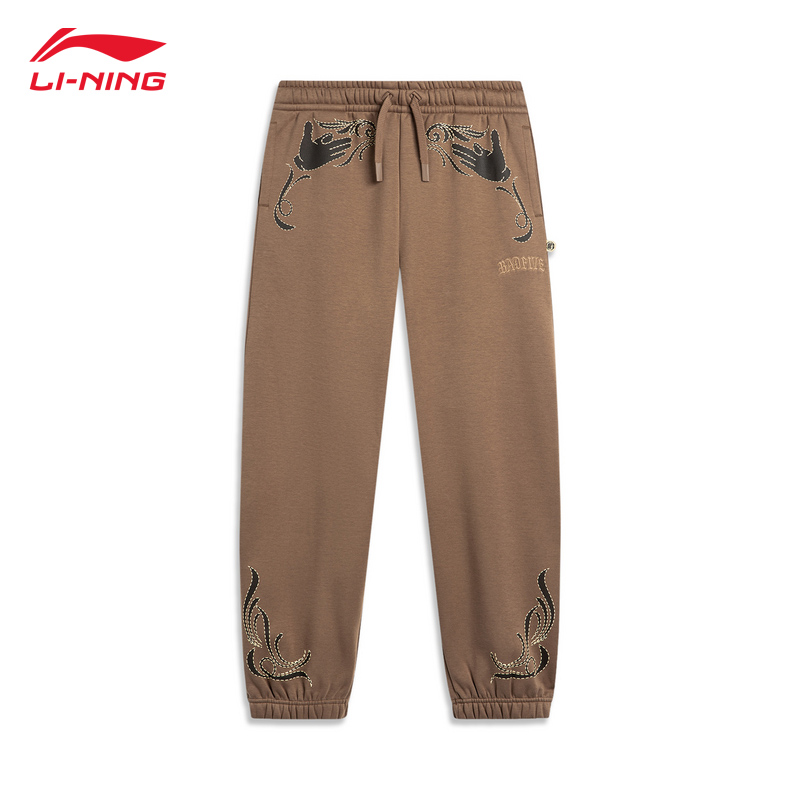 运动裤李宁保暖反伍系列春款束脚