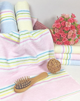 喜鹊毛巾6199-b学生毛巾4条装起包邮30*70CM纯棉吸水柔软好用