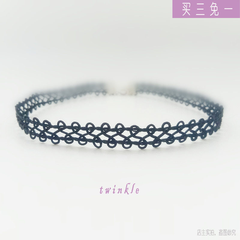 【协奏曲】twinkle手作 黑色蕾丝清新简约choker唯美灵动颈带项圈|ruв категории Украшения,ювелирные изделия, ожерелье - от Buy2taobao.com для оказания профессиональной услуги покупки агента Taobao