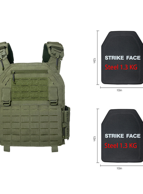 UNIONTAC防弹背心NIJ IIIA级防弹钢板*2重装快拆LAVC激光切割背心