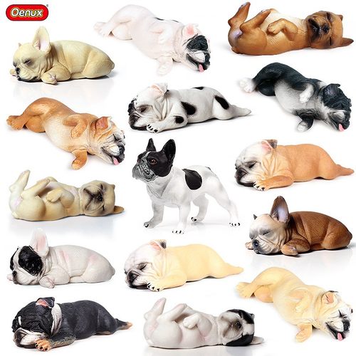 儿童玩具仿真动物模型斗牛犬柴犬幼儿园认知手办宠物狗狗家居摆件