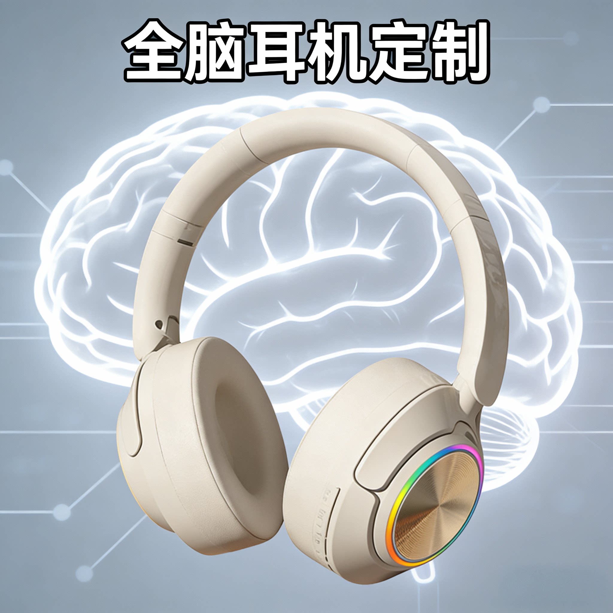 阿尔耳法脑波耳机定制全脑潜能右脑开发耳机定制脑波音频音乐定制