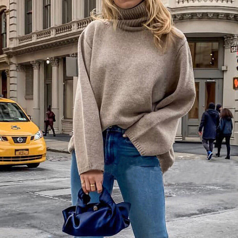 winter women sweater oversized cardigan wool / cashmere