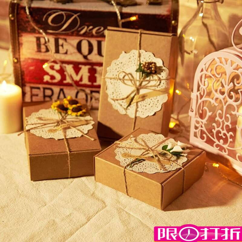 kraft paper box packaging gift boxes