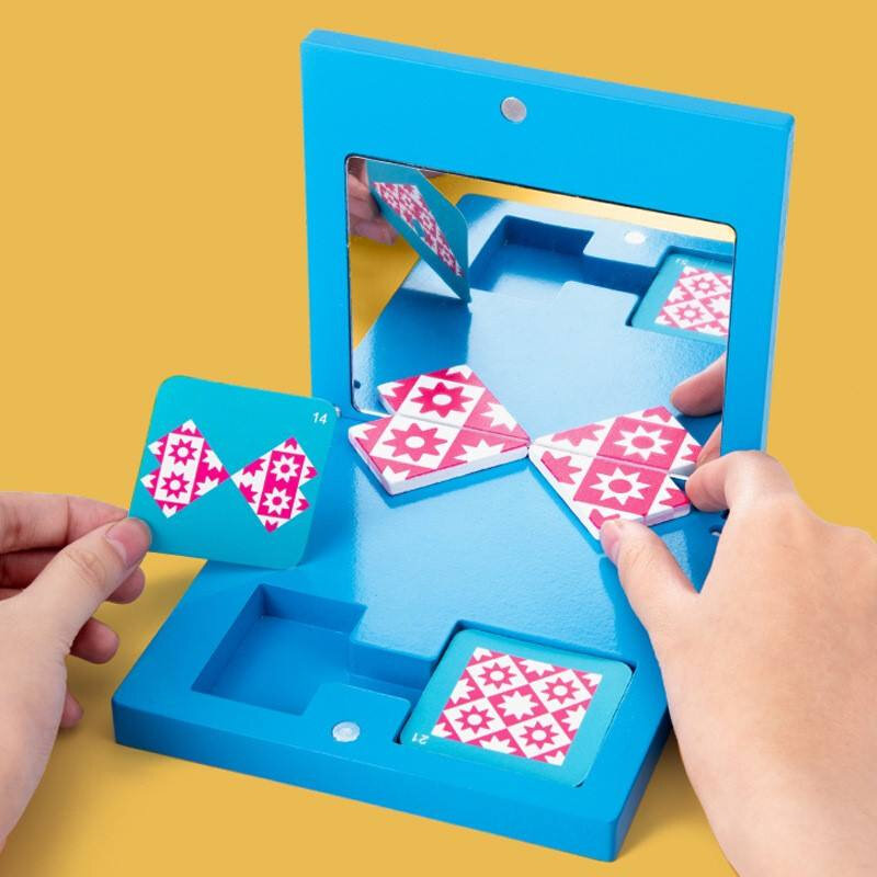 new wooden mirror jigsaw puzzle for children