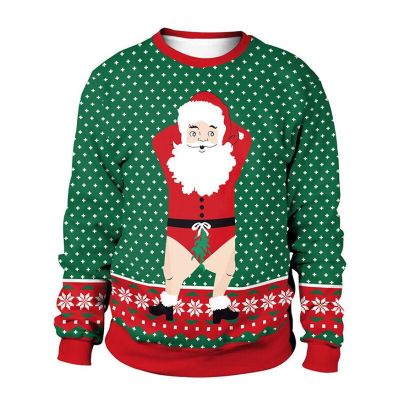 ugly christmas sweater funny santa xmas sweaters men women