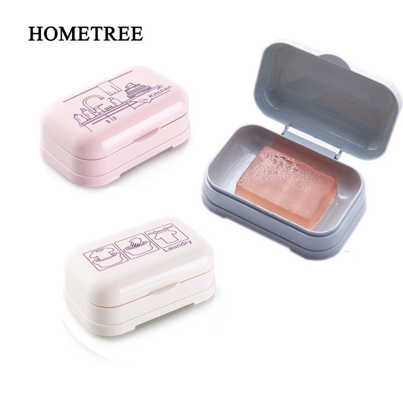 cartoon printing drain soap boxs dust-proof bathroo