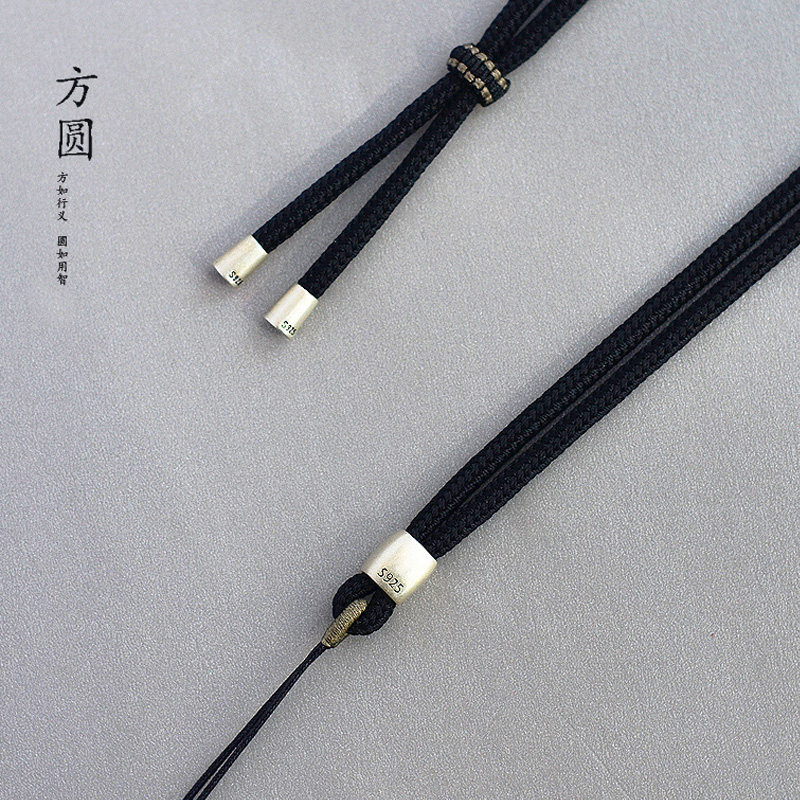 吊坠挂绳高档佛牌挂坠绳可调节平安扣配绳项链编绳翡翠男女高端