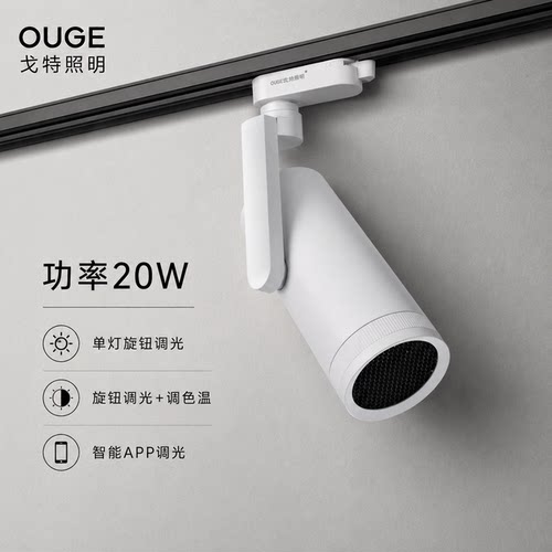 APP控制变焦轨道灯调光调色20W
