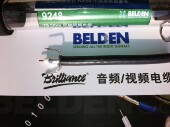 1卷 美国百通belden 卷 305米 9248标准模拟视频同轴电缆