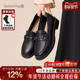 官方旗舰店正品 2025年夏新款 真皮乐福鞋 蜘蛛王女鞋 百搭英伦风皮鞋