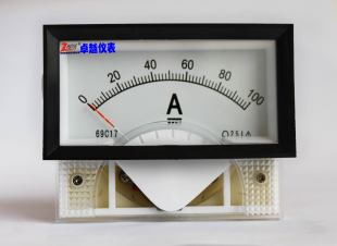 电流测量仪表69C17 仪表指针式 直流100A