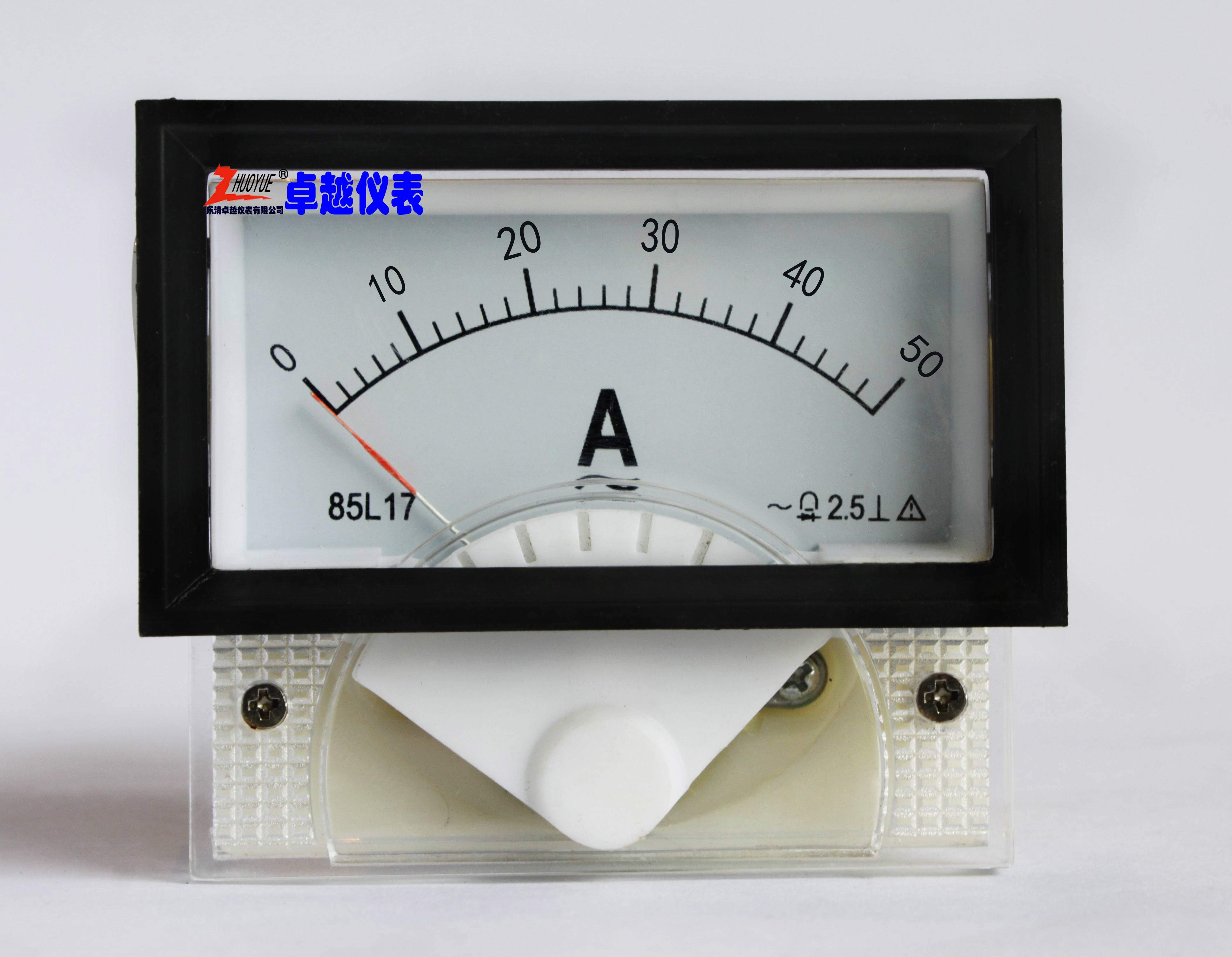 卓越仪表厂指针内装式电流测量仪表85L17     50A