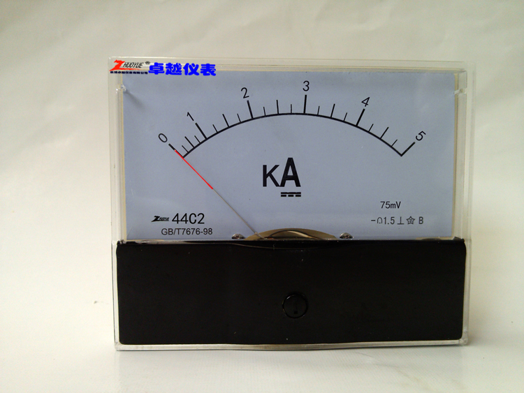 指针式直流电流测表44C2 0-5000A/75mV/20MA/4-20MA/10V