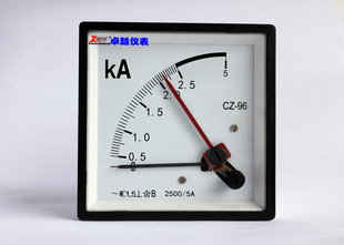 5A2500A 指针式 2500A 方形交流双指针防爆电流表CZ