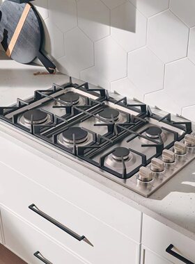 政府补贴thorkitchen美国家用开放式厨房不锈钢36英寸6眼天燃液化