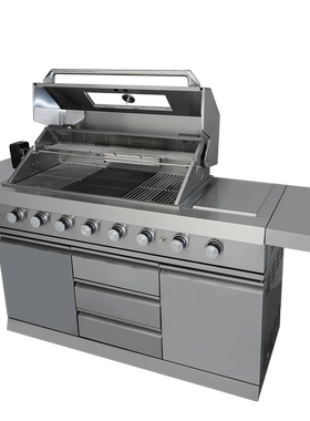 美国thorkitchen户外花园酒店别墅家用不锈钢燃气烧烤炉户外厨房