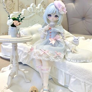 正品晚安大小姐淡雪深冬系列特六BJD可动人偶潮玩盲盒周边摆件礼